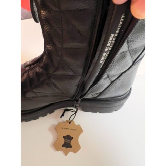Alberto Torresi Size 38 (W7) Quilted ankle boots. NWT. - Picture 9 of 9